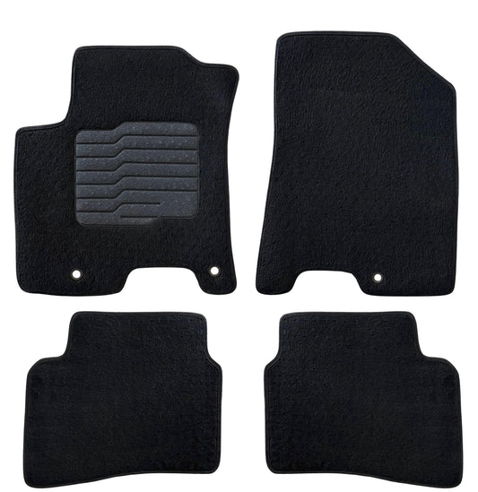 Carpet Floor Mats for 2020 to 2026 Hyundai Venue, Front and Rear