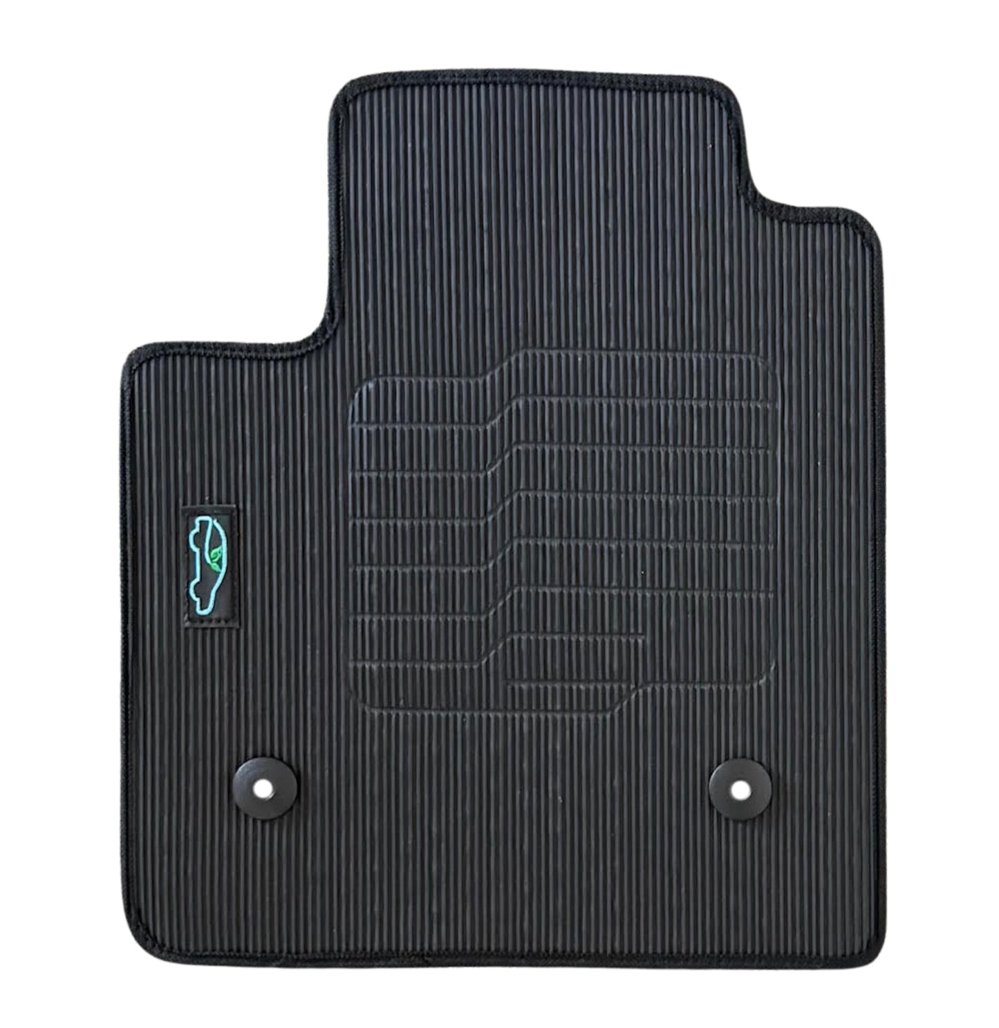 All Weather Floor Mats for 2018 to 2025 Cadillac XT4, front and Rear, Black