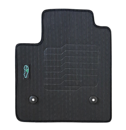 All Weather Floor Mats for 2018 to 2025 Cadillac XT4, front and Rear, Black