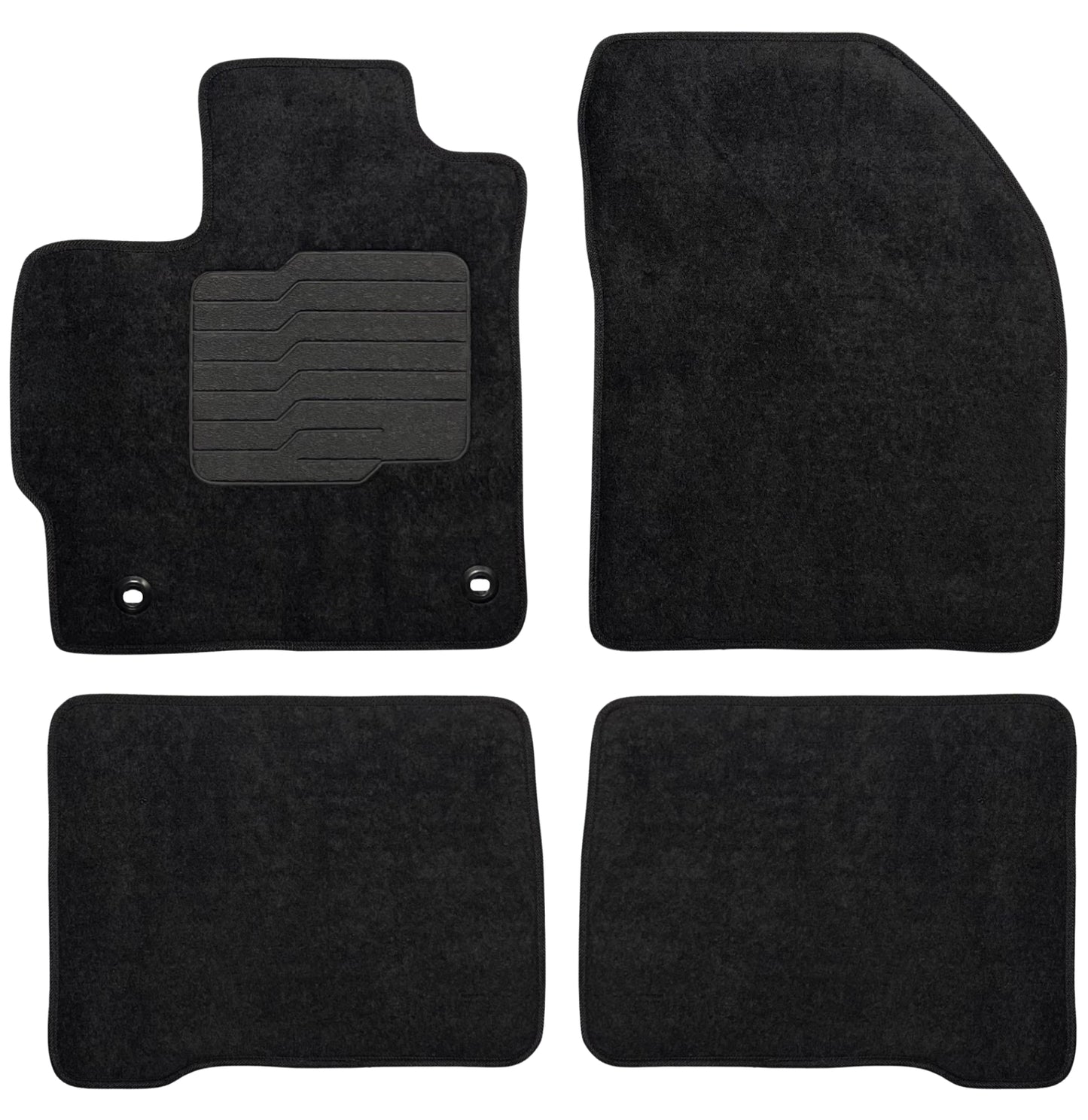 Carpet Floor Mats For 2012 to 2015 Toyota Prius, Front and Rear