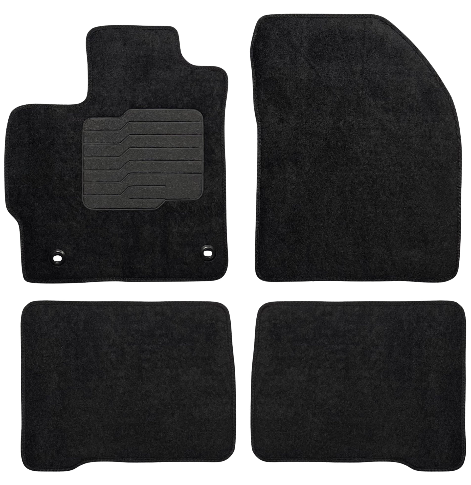 Carpet Floor Mats For 2012 to 2015 Toyota Prius, Front and Rear