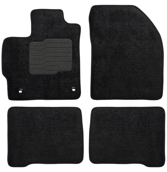 Carpet Floor Mats For 2012 to 2015 Toyota Prius, Front and Rear