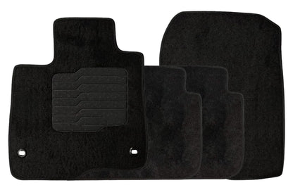 Carpet Floor Mats for 2023 to 2026 Honda CR-V, Front and Rear, Black
