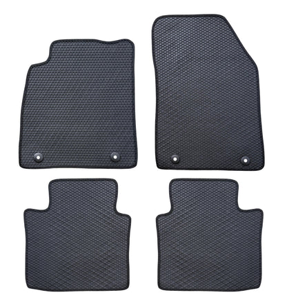 All Weather Honeycomb Floor Mats for 2014 to 2020 Chevrolet Impala, Front and Rear