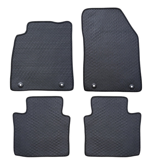 All Weather Honeycomb Floor Mats for 2014 to 2020 Chevrolet Impala, Front and Rear