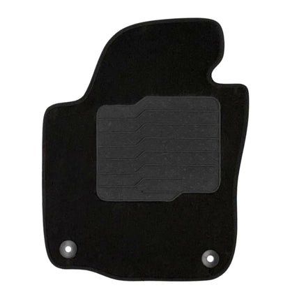 Carpet Floor mats for 2011 to 2019 Volkswagen Passat, Front and Rear, Black