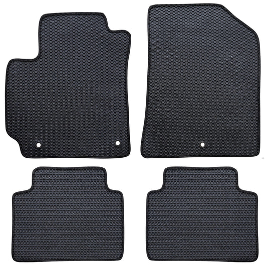 All Weather Honeycomb Floor Mats for 2020 to 2025 Kia Soul, Front and Rear
