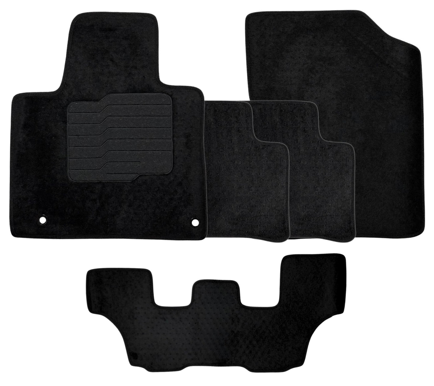 Carpet Floor Mats for 2021 to 2026 Kia Sorento Full 3-Row Set (Not for Hybrid Models), Front and Rear