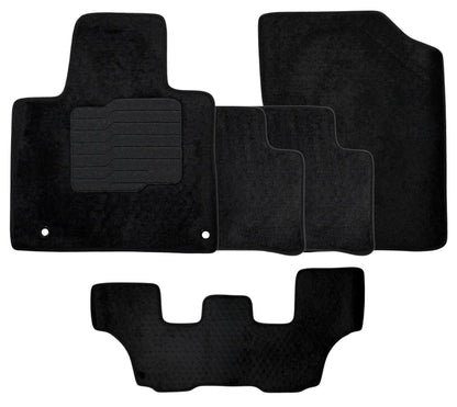 Carpet Floor Mats for 2021 to 2026 Kia Sorento Full 3-Row Set (Not for Hybrid Models), Front and Rear