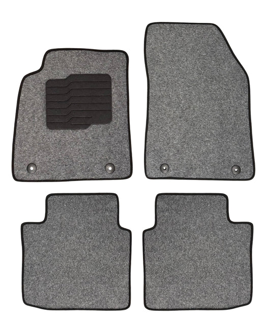 Carpet Floor Mats For 2014 to 2020 Chevrolet Impala (not for 2014/2016 Limited), Front and Rear - Gray