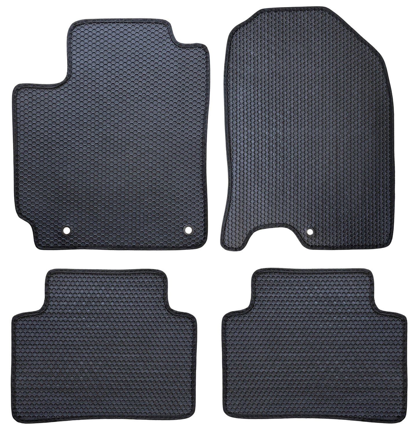 All Weather Honeycomb Floor Mats for 2018 to 2023 Hyundai Kona