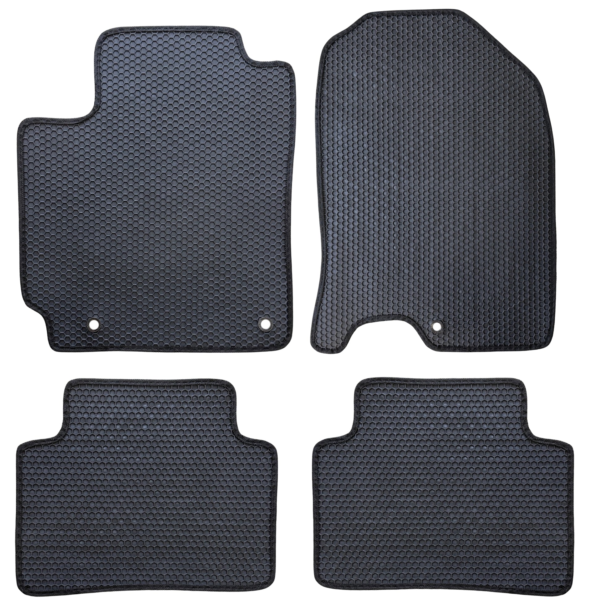 All Weather Honeycomb Floor Mats for 2018 to 2023 Hyundai Kona