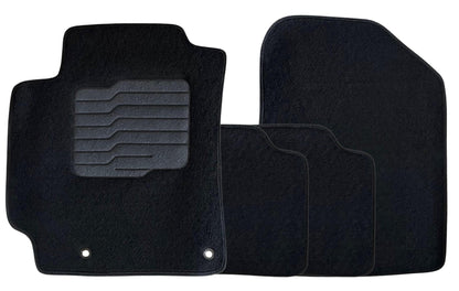 Carpet Floor Mats for 2019 to 2024 Kia Forte, Front and Rear