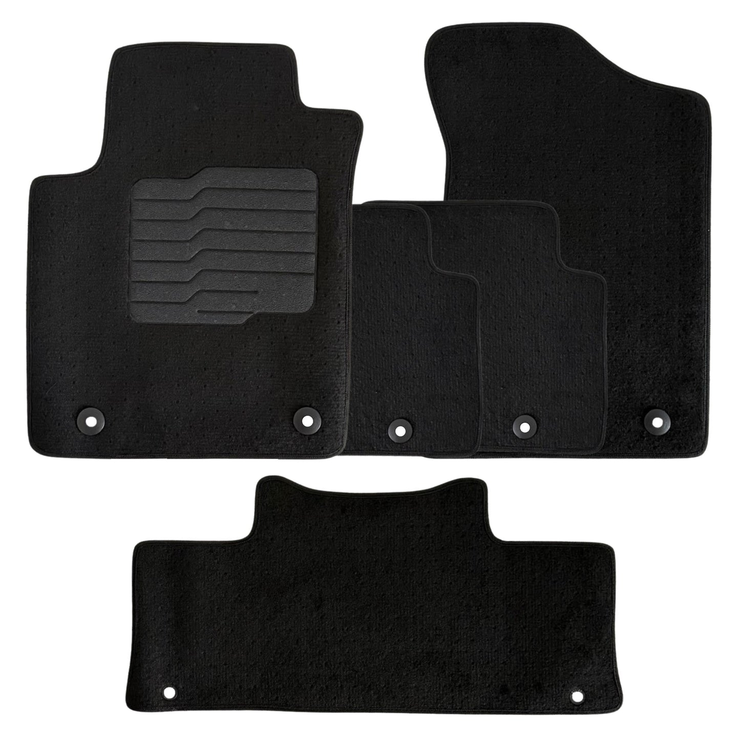 Carpet Floor Mats for 2019 to 2024 Nissan Armada / Infiniti QX80, Front and Rear
