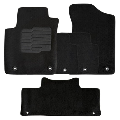 Carpet Floor Mats for 2019 to 2024 Nissan Armada / Infiniti QX80, Front and Rear