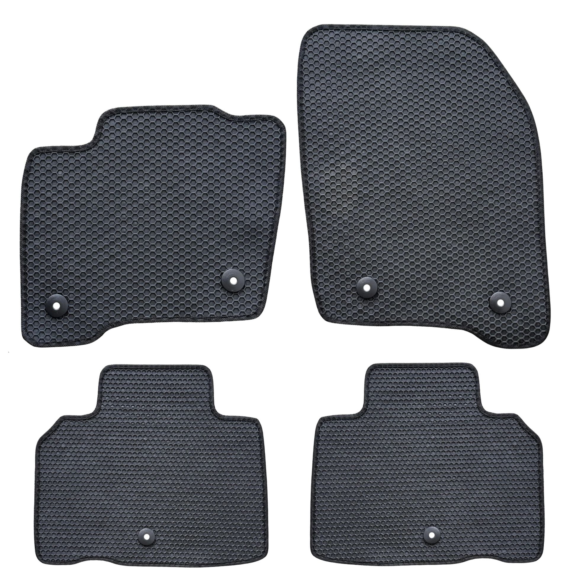 All Weather Honeycomb Floor Mats for 2019 to 2023 Lincoln Nautilus, Front and Rear