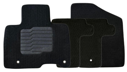 Carpet Floor Mats for 2022 to 2026 Kia Carnival 8 Passenger, Front and Rear, Black