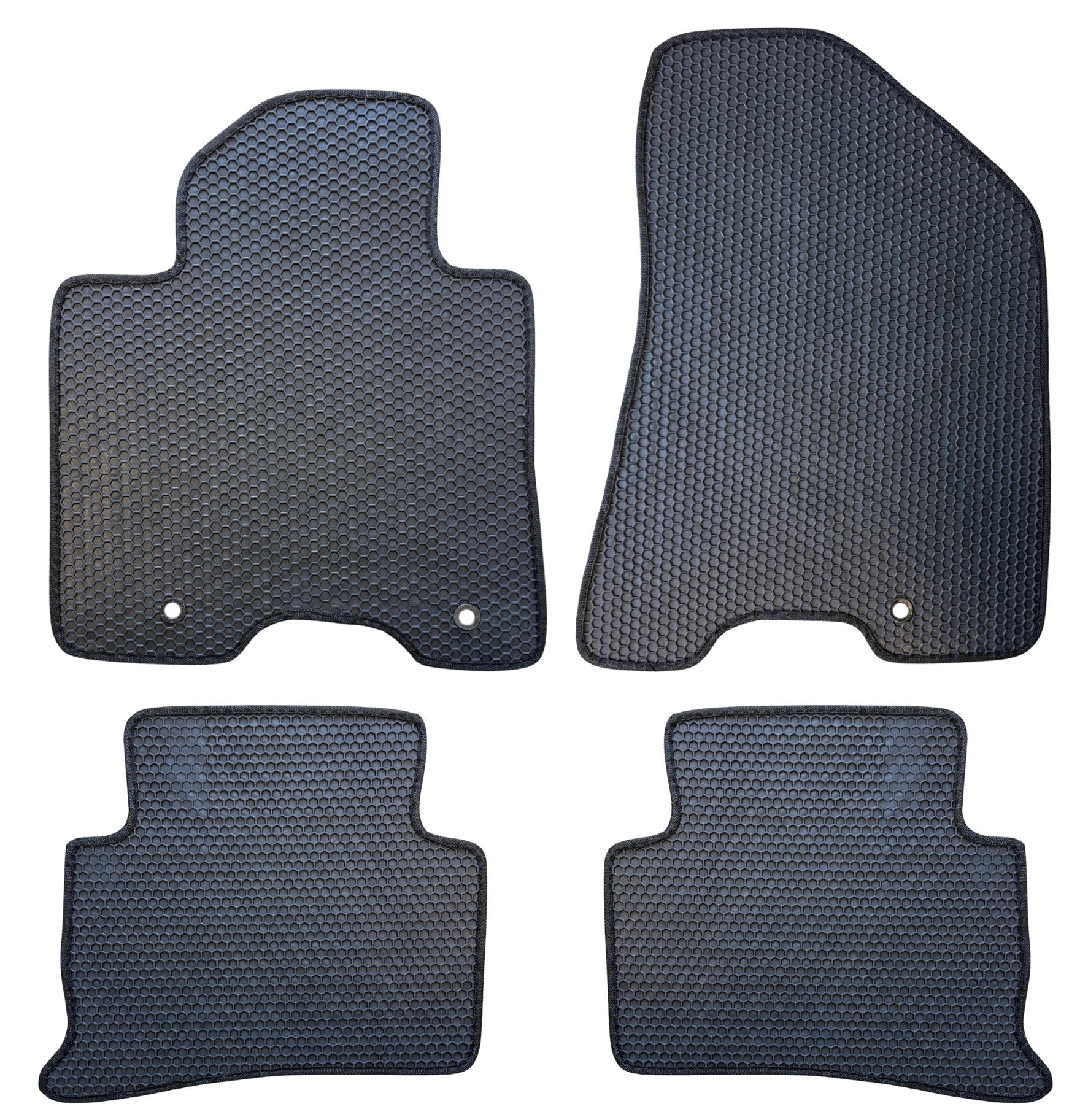 All Weather Honeycomb Floor Mats for 2017 to 2022 Kia Sportage / 2019 to 2021 Hyundai Tucson