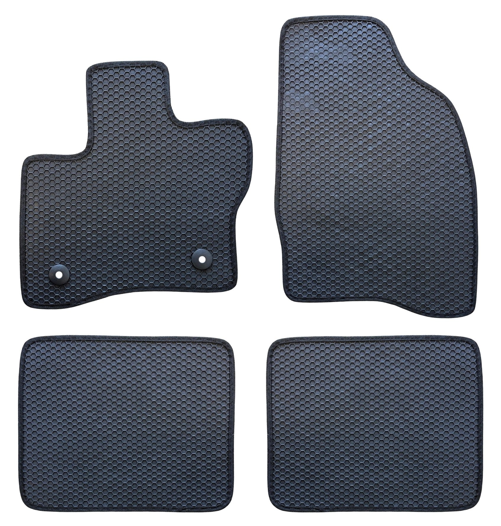 All Weather Honeycomb Floor Mats for 2010 to 2019 Ford Taurus