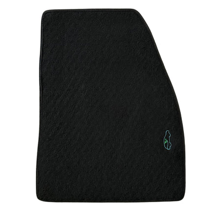 Carpet Floor Mats for 2017 to 2026 Cadillac XT5, front and Rear, Black