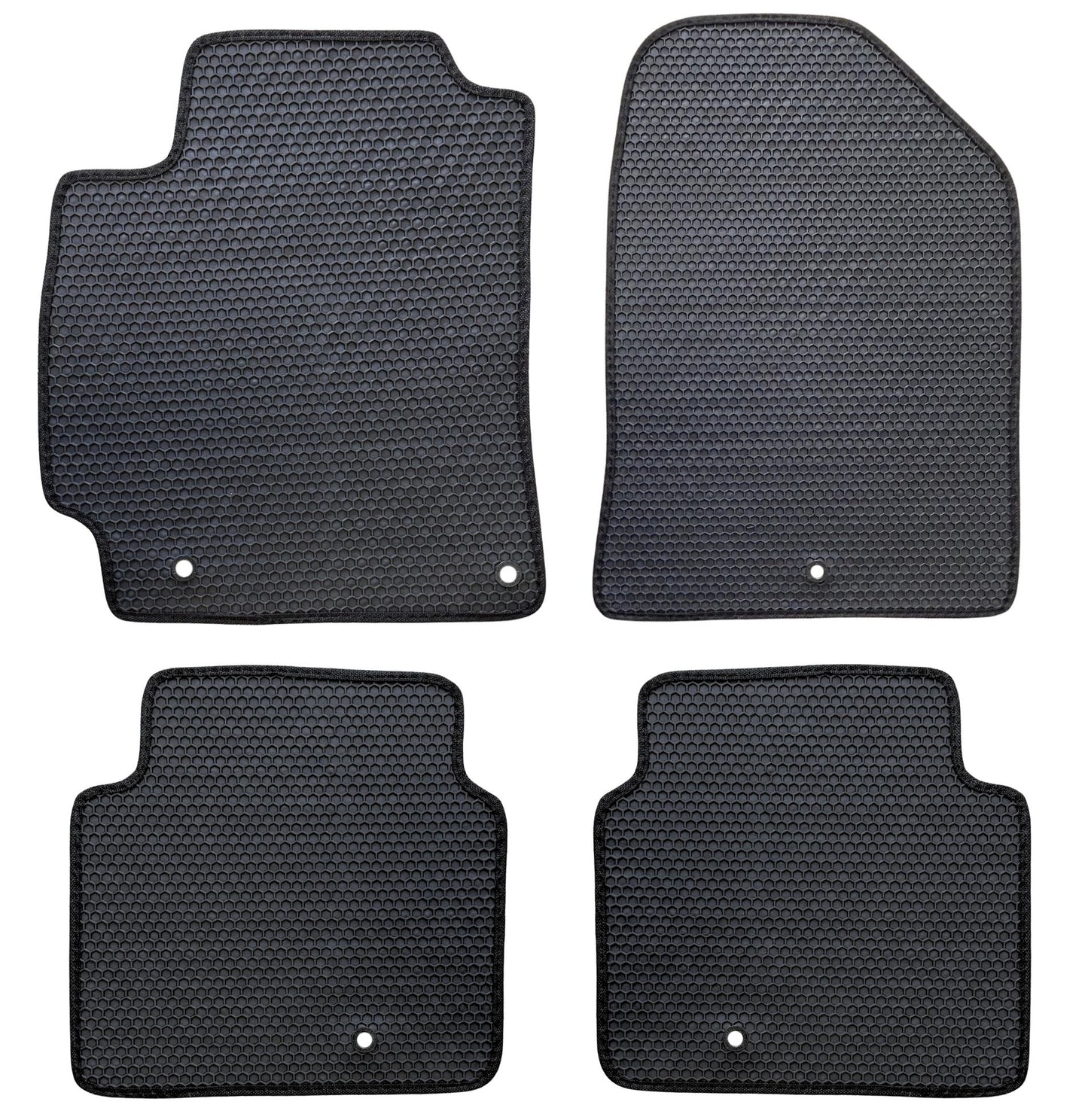 All Weather Honeycomb Floor Mats for 2017 to 2020 Hyundai Elantra
