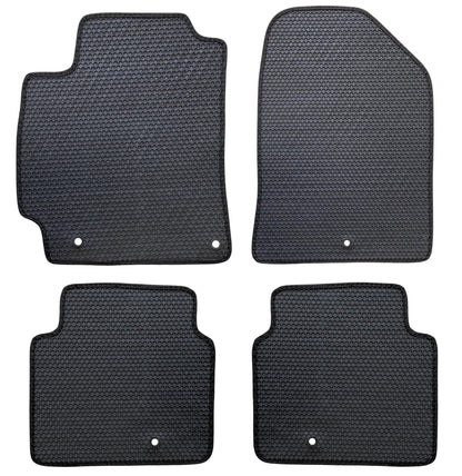 All Weather Honeycomb Floor Mats for 2017 to 2020 Hyundai Elantra