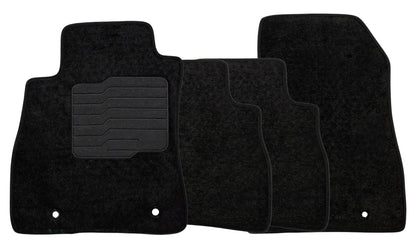 Carpet Floor Mats for 2013 to 2019 Nissan Sentra, Front and Rear, Black