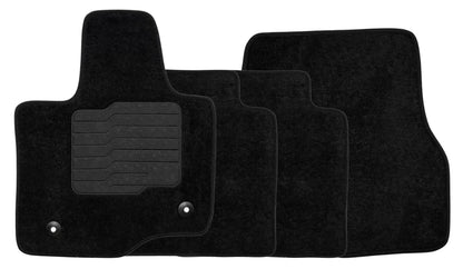 Carpet Floor Mats for 2021 to 2026 Ford F-150 / 2022-2025 F150 Lightning Crew Cabin Models, Front and Rear