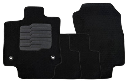 Carpet Floor Mats for 2021 to 2025 Toyota Venza, front and Rear, Black