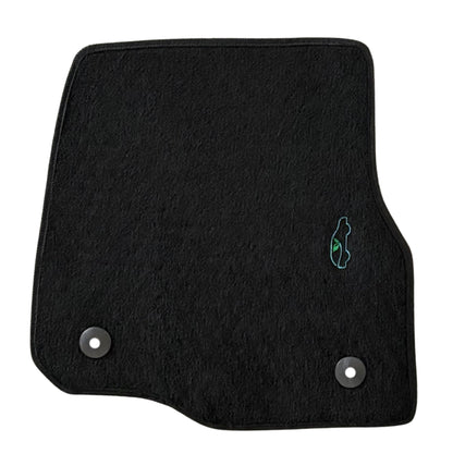 Carpet Floor Mats for 2018 to 2024 Ford Expedition, front and Rear, Black