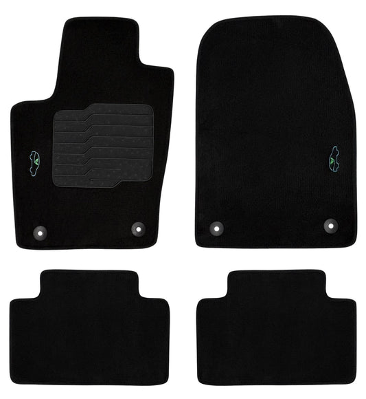 Carpet Floor Mats for 2016 to 2021 Jeep Grand Cherokee & 16 to 23 Dodge Durango
