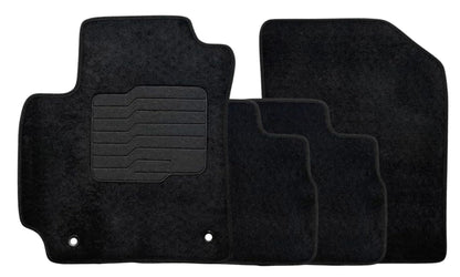 Carpet Floor Mats for 2020 to 2025 Kia Soul, Front and Rear, Black