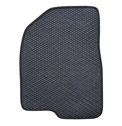 All Weather Honeycomb Floor Mats for 2019 to 2026 Chevrolet Silverado / GMC Sierra 1500, Front and Rear, Black