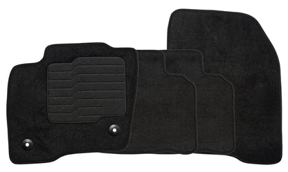 Carpet Floor Mats for 2015 to 2024 Ford Edge, Front and Rear, Black