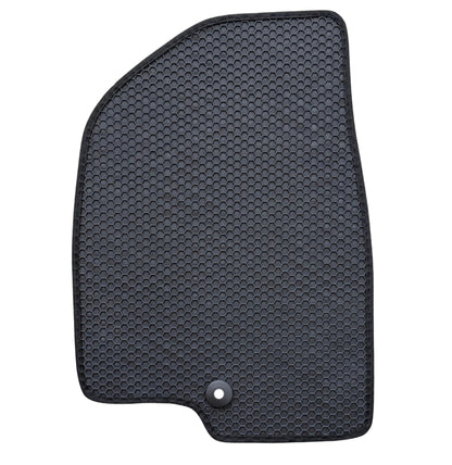 All Weather Honeycomb Floor Mats for 2021 to 2026 GMC Yukon, Chevrolet Tahoe, Suburban, Cadillac Escalade, Front and Rear, Black