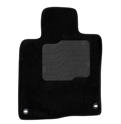 Carpet Floor Mats for 2016 to 2021 Honda Civic, Front and Rear, Black