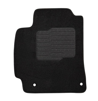 Carpet Floor Mats for 2017 to 2020 Hyundai Elantra, Front and Rear, Black