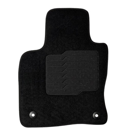 Carpet Floor Mats for 2020 to 2026 Ford Escape, Front and Rear, Black