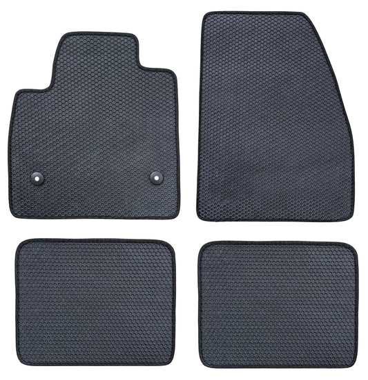All Weather Honeycomb Floor Mats for 2017 to 2023 GMC Acadia, Front and Rear