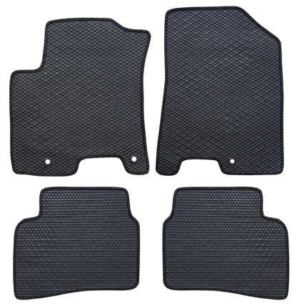 All Weather Honeycomb Floor Mats for 2020 to 2026 Hyundai Venue, Front and Rear