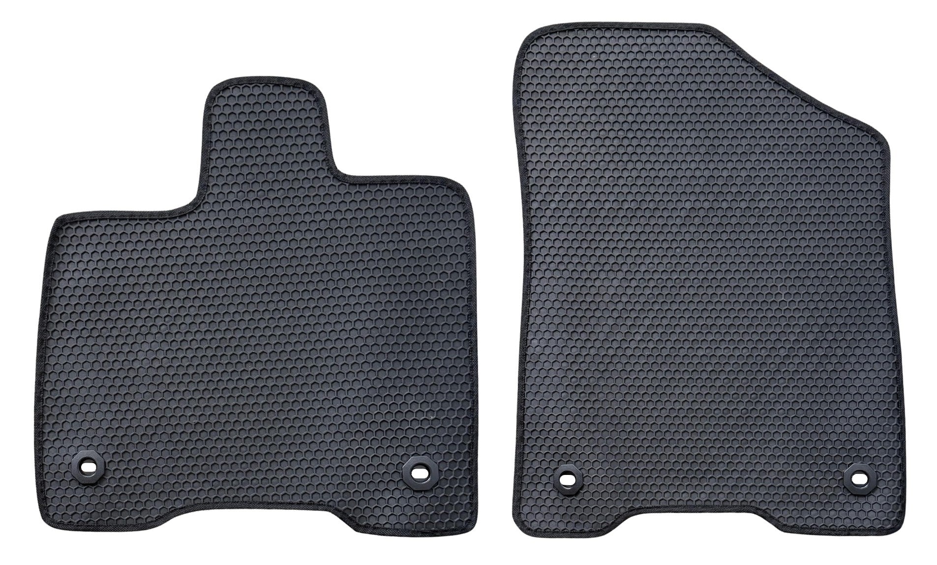 All Weather Honeycomb Floor Mats for 2021 to 2026 Toyota Sienna, Driver and Passenger Only