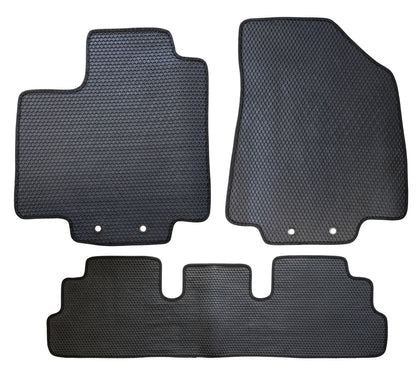 Floor Mats All Weather Honeycomb for 2022 to 2026 Nissan Pathfinder / QX60, Front and Rear