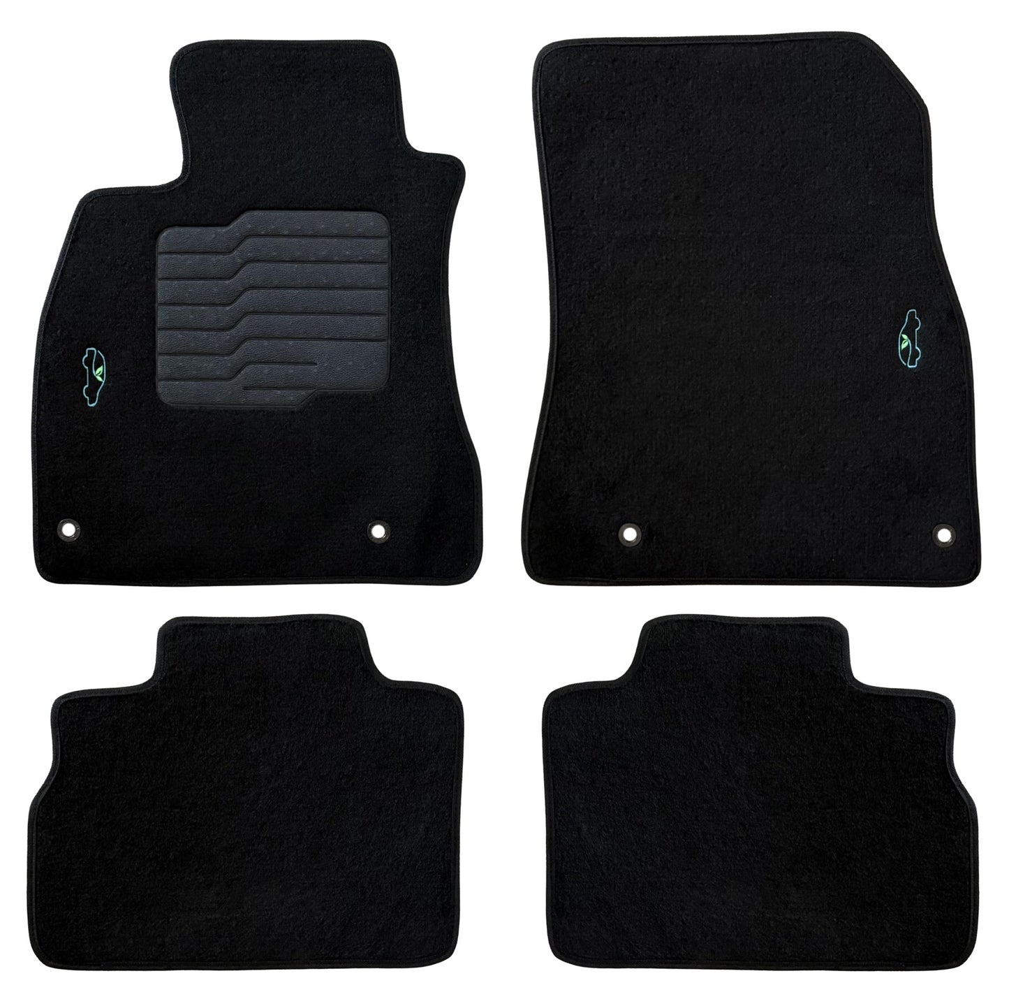 Carpet Floor Mats For 2020 to 2025 Nissan Sentra, Front and Rear