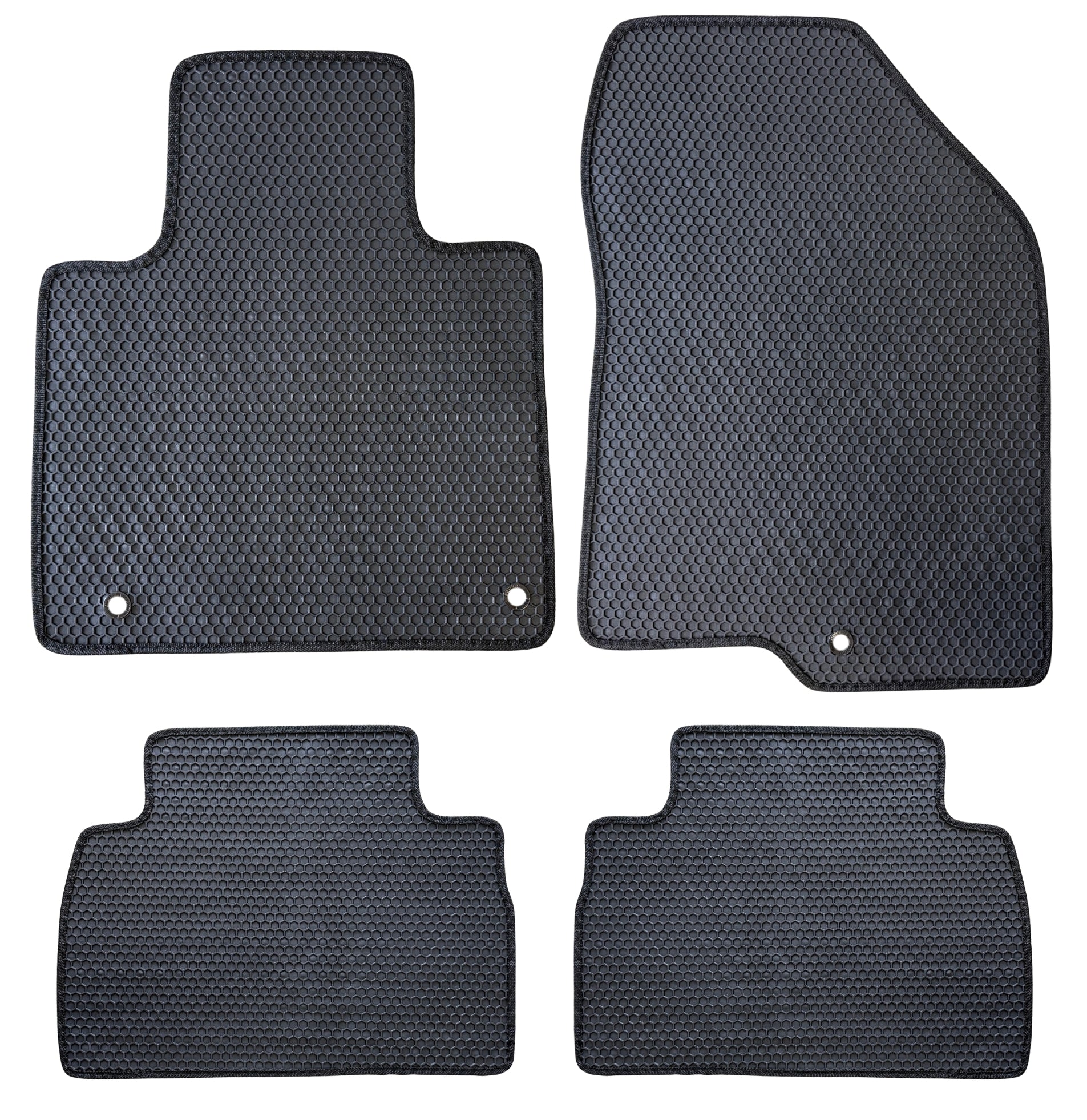 All Weather Honeycomb Floor Mats for 2019 2020 Hyundai Santa Fe