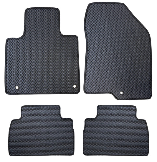 All Weather Honeycomb Floor Mats for 2019 2020 Hyundai Santa Fe