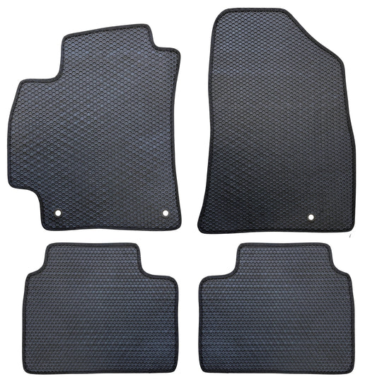 All Weather Honeycomb Floor Mats for 2025 to 2026 Kia K4, Front and Rear