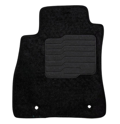 Carpet Floor Mats for 2013 to 2019 Nissan Sentra, Front and Rear, Black