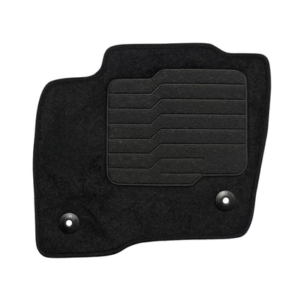 Carpet Floor Mats for 2015 to 2024 Ford Edge, Front and Rear, Black