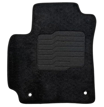 Carpet Floor Mats for 2020 to 2025 Kia Soul, Front and Rear, Black