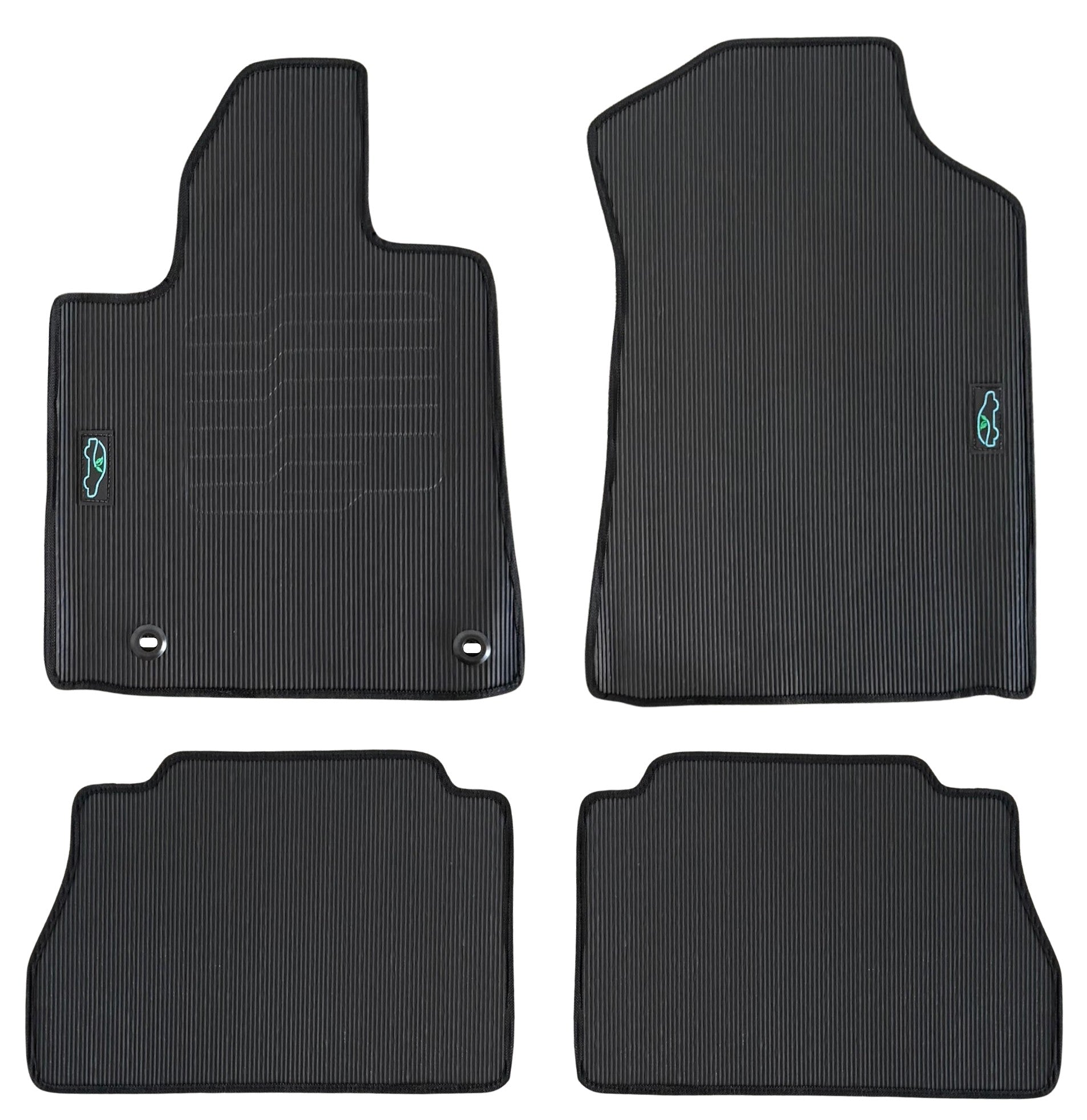 All Weather Floor Mats for 2014 to 2021 Toyota Tundra CrewMax Cab Models